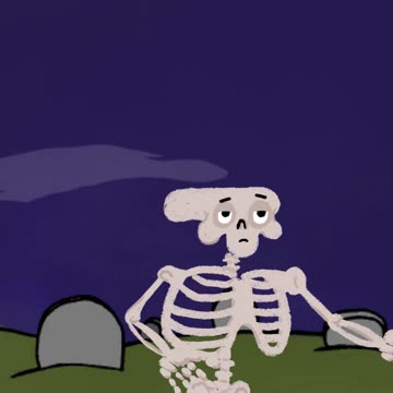 contos de terror o esqueleto