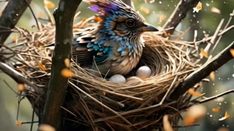 Bird and heat touch