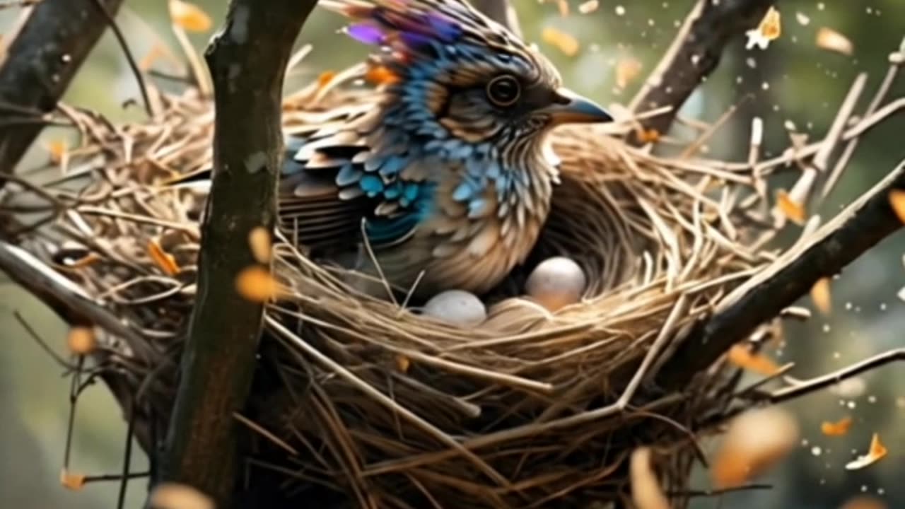Bird and heat touch