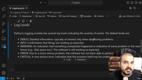 13.1 Logging Practical Implementation In Python Krish Naik ML
