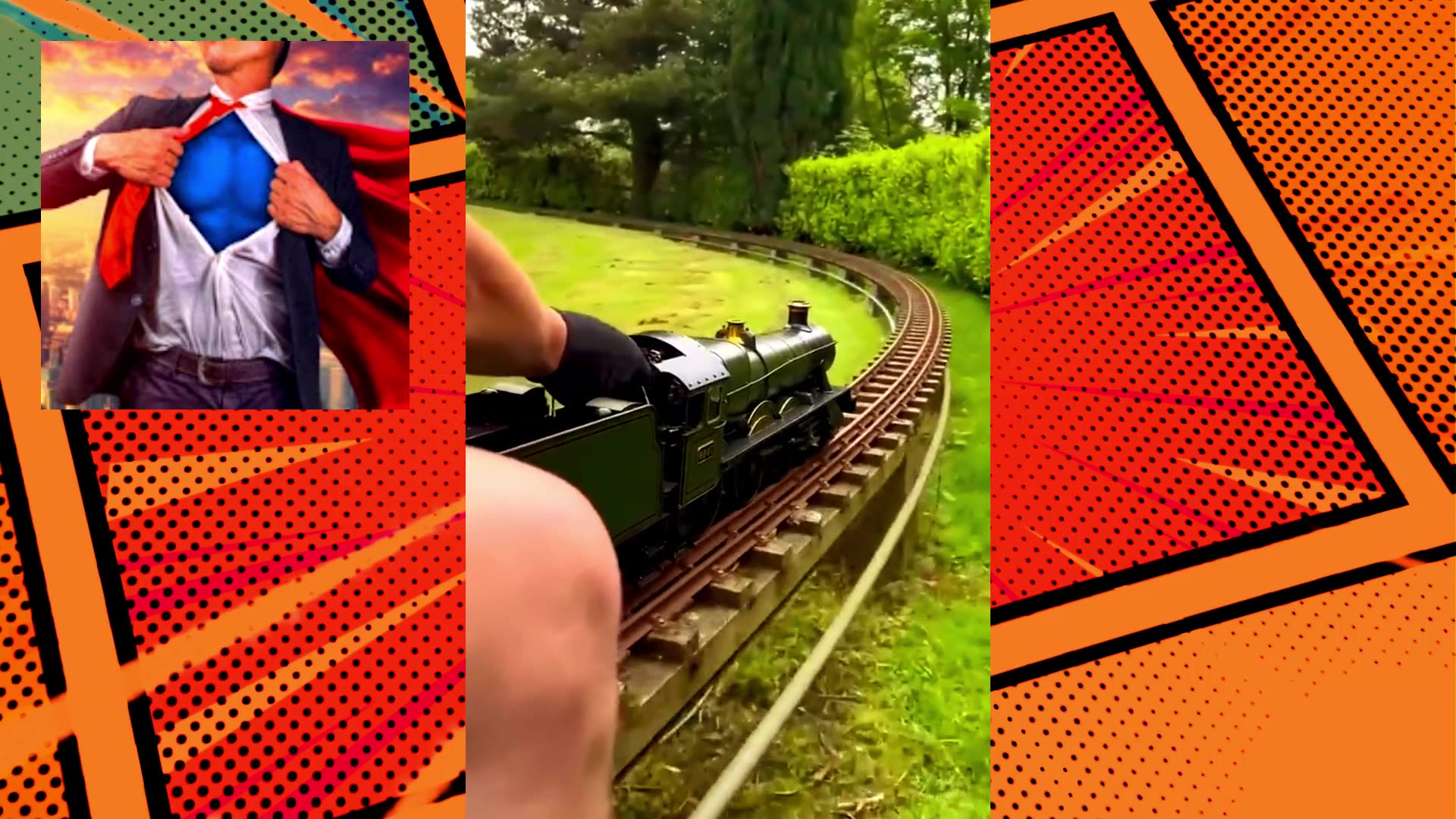 Raw Power Unleashed: Youngster Conquers the Incredible Steam Train ...