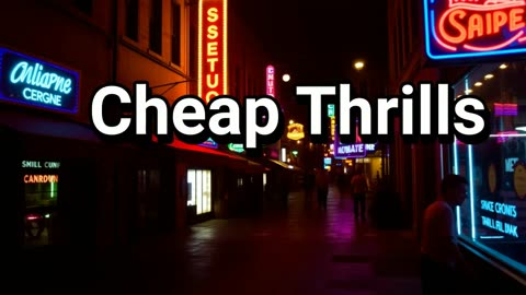🔥 AI-Generated Music Video | "Cheap Thrills, Real Vibes" (Official Lyric Video) 🎶✨