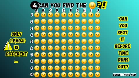 Can you find the different emoji? (P.9) ? 😐