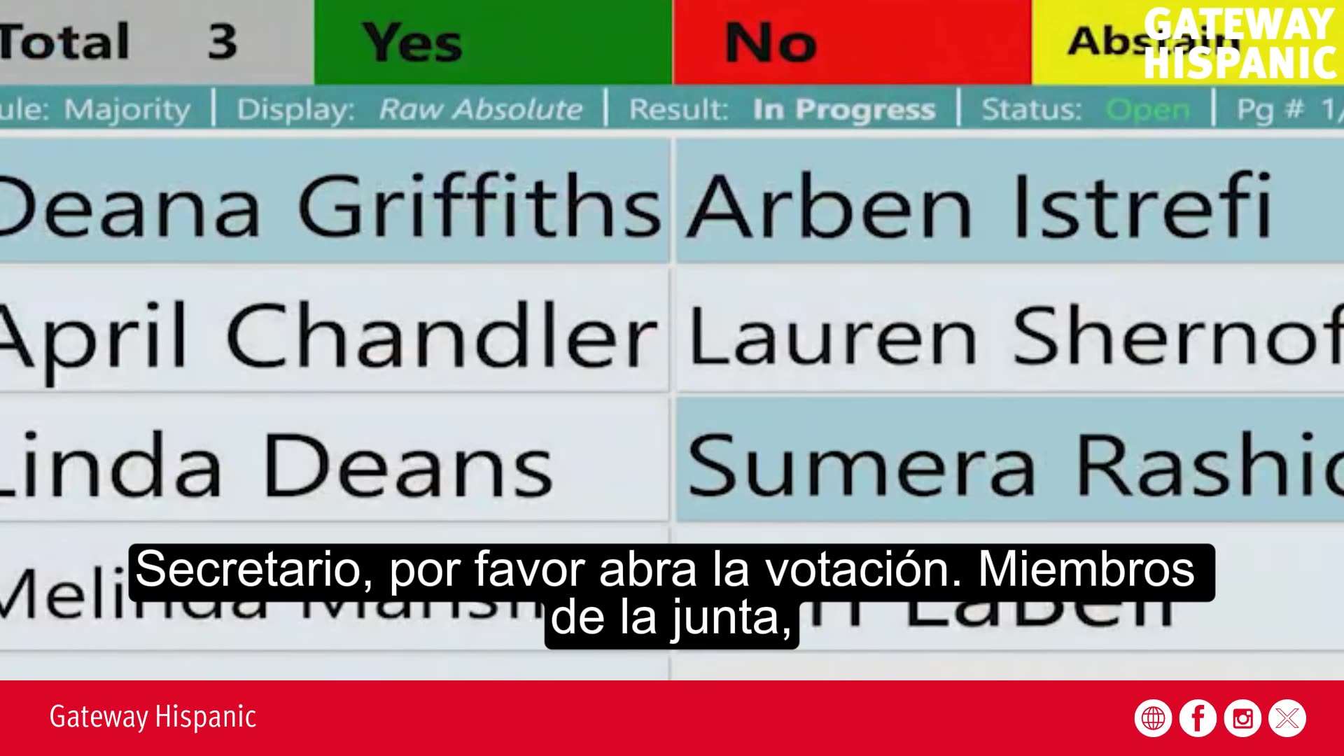 School Board Postpones Review of Policy 8040