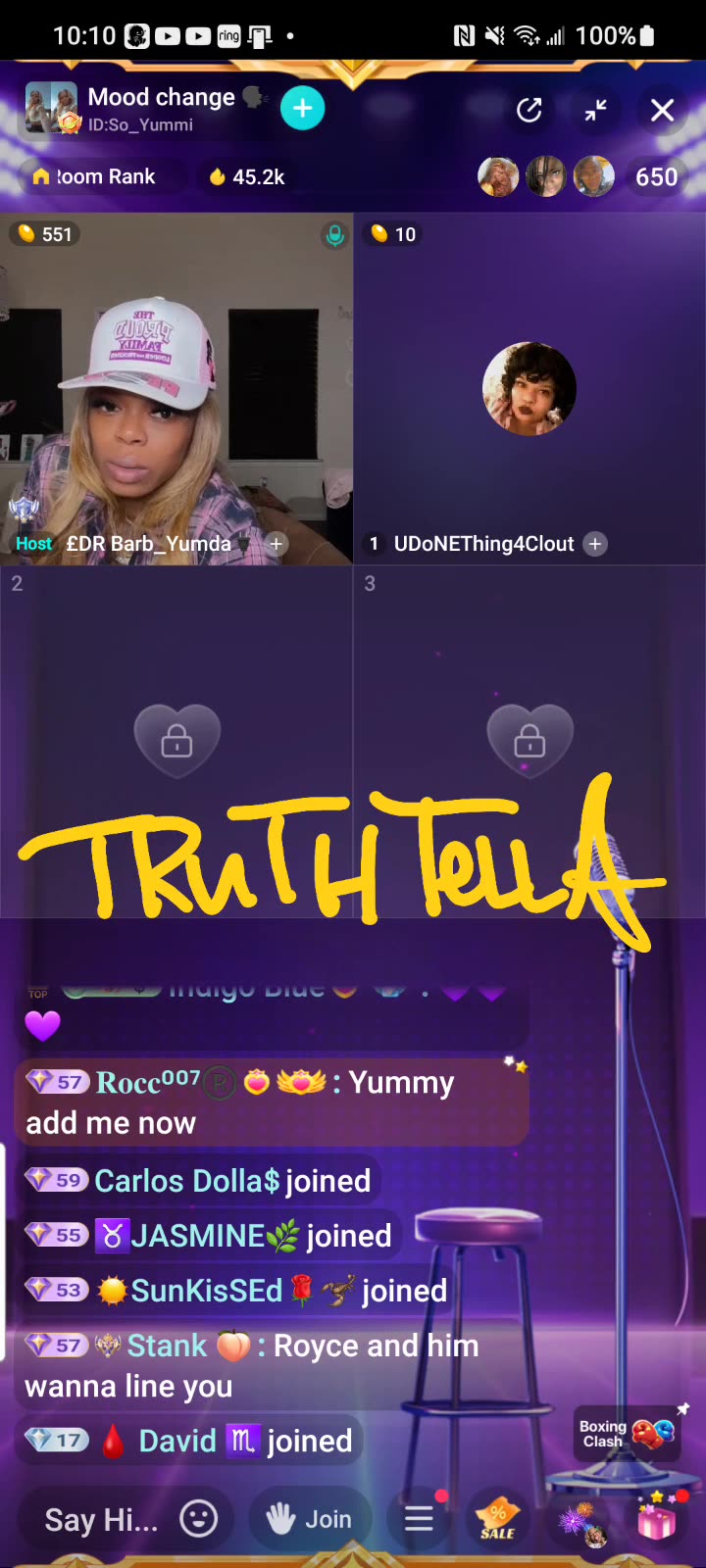 BARB_YUMMI FRIDAY NIGHT PANEL ABOUT EMPRESS PARIS & CHARM SCHOOL