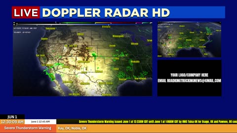 🌪 🚛 LIVE: Severe Weather Tracking for Truckers Today