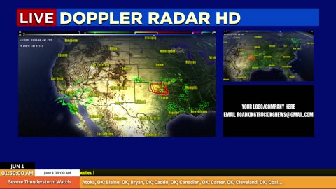 🌪 🚛 LIVE: Severe Weather Tracking for Truckers Today