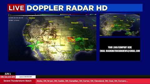 🌪 🚛 LIVE: Severe Weather Tracking for Truckers Today