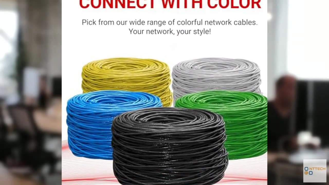 Big-A - Bulk Cat6 Cable 1000ft 23AWG Solid 4 Pair, Cat 6 Ethernet Cable Unshield