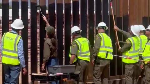 Trump decided to paint the border fence black to make it heat up more in the sun