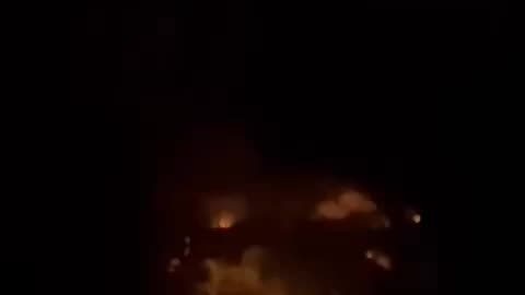 The Israeli military said in a statement that it struck Hezbollah military sites