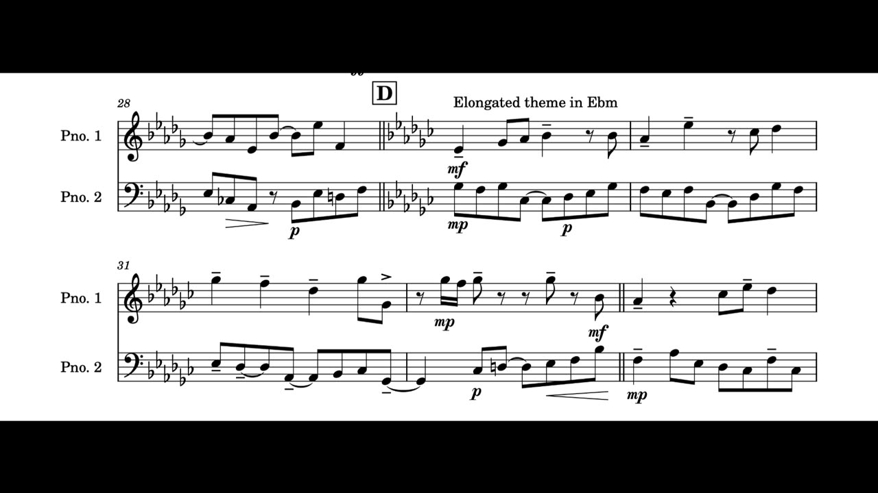 Invention Negative 4 in Bb Minor