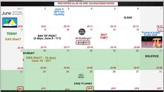 Calendar Update RV EBS for June 8, 2025