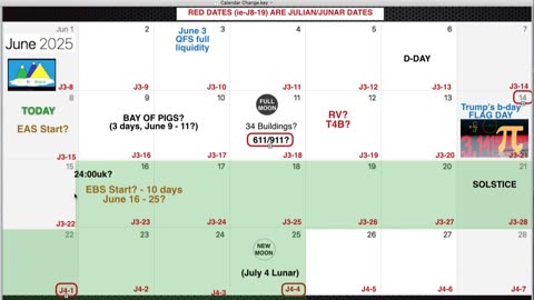 Calendar Update RV EBS for June 8, 2025