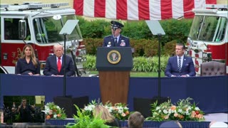 President Trump and the First Lady Attend a September 11th Observance Event