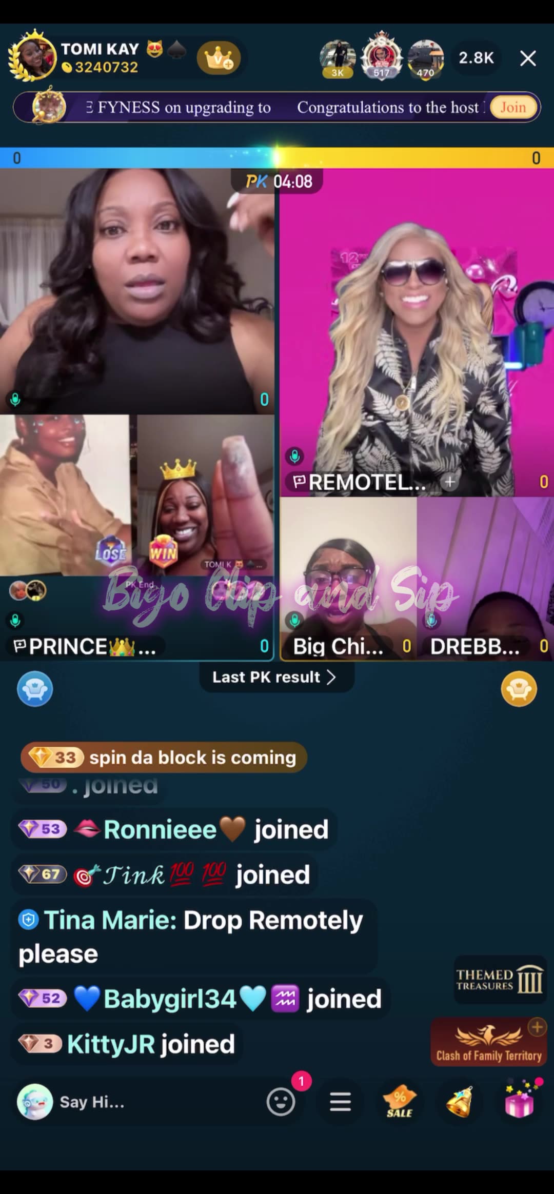 Team PK TomiKay Remotely Chi DreBaby ft Supa siding w/bro Gucci 8/30/25 #bigoclipandsip