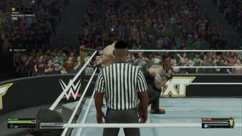 wwe 2k25 124 universe Braun Strowman VS John Cena