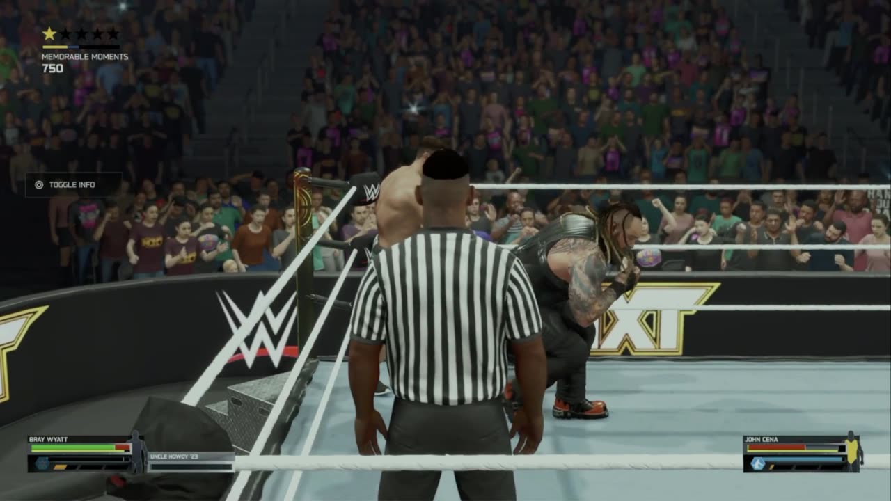 wwe 2k25 124 universe Braun Strowman VS John Cena