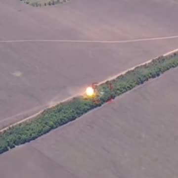 Drone Strike on Russian Buk SAM Sends Missiles Flying