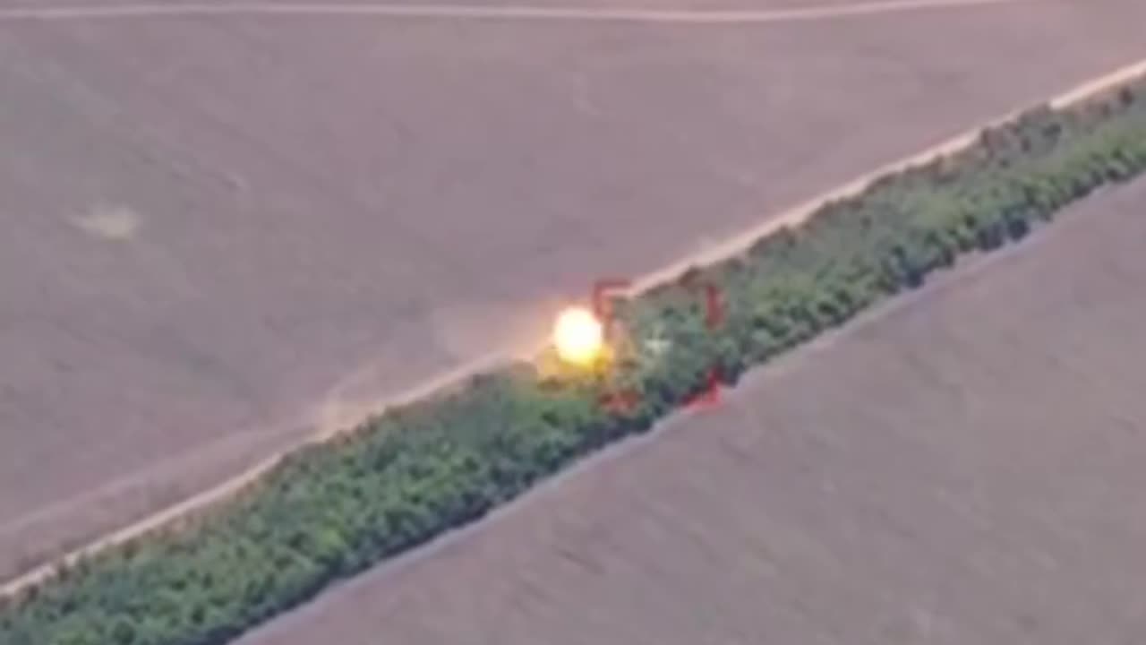 Drone Strike on Russian Buk SAM Sends Missiles Flying