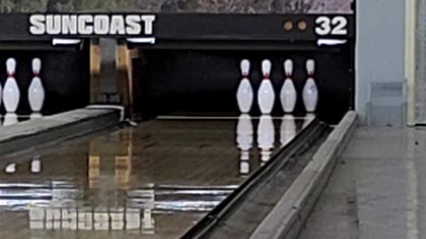 Bowling at Suncoast Hotel & Casino in Las Vegas, NV, 10/1/25, pins bash (highlight)