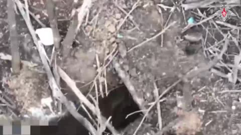 Russian Army Blows Up Ukrainian Fortifications With Ground Drones