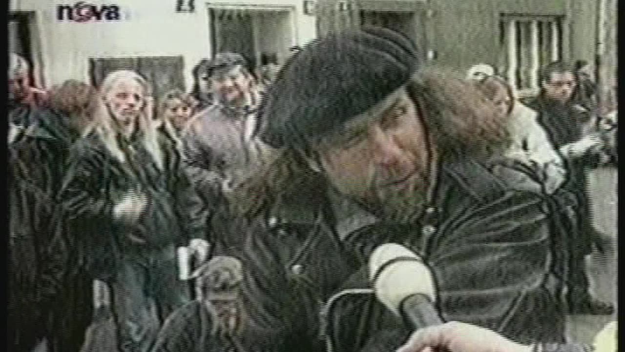 Milan Kohout: "If you build a wall, you have to divide your flag", 1999