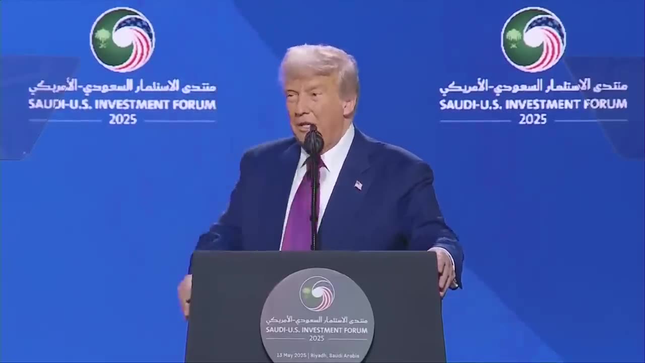 Trump's full speech in Saudi Arabia during 2025 investment forum