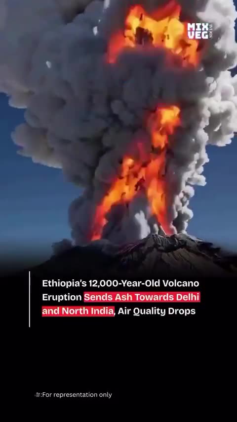 Ethiopias ancient Hayli Gubbi volcano erupted for the first time in more than 12,000 years