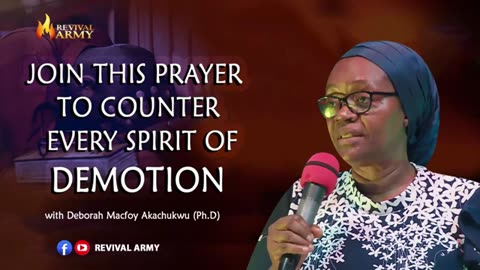 DEALING WITH THE SPIRIT OF DEMOTION BY DEBORAH MACFOY AKACHUKWU Ph.D