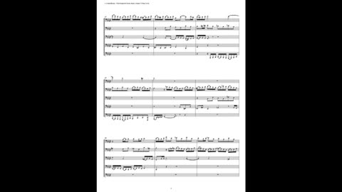 J.S. Bach - Well-Tempered Clavier: Part 1 - Fugue 17 (Euphonium-Tuba Quintet)