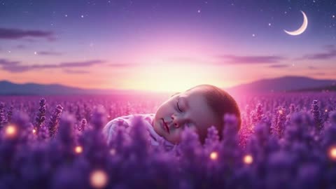 Lavender Halo - Baby Sleep Music for Deep Sleep | CrystaVibeMusic