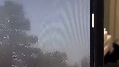 Closer view shows what appears to be a fireball from Greenwood, South Carolina,