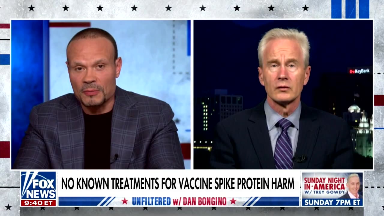 Dan Bongino Hammers on the Spike Protein with Dr Peter McCullough--Why it is Key to Vaccine Injuries