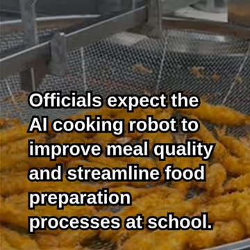 Korea’s First AI Cooking Robot for Cafeteria Meals