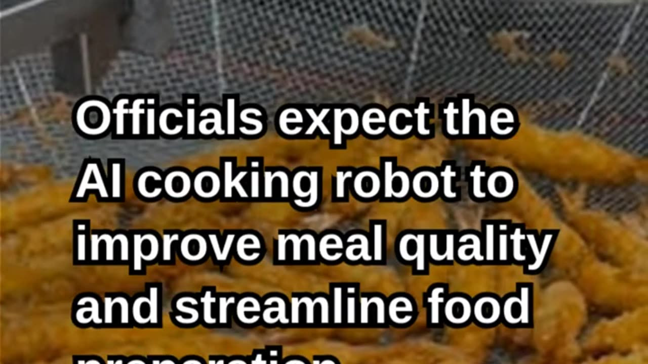 Korea’s First AI Cooking Robot for Cafeteria Meals
