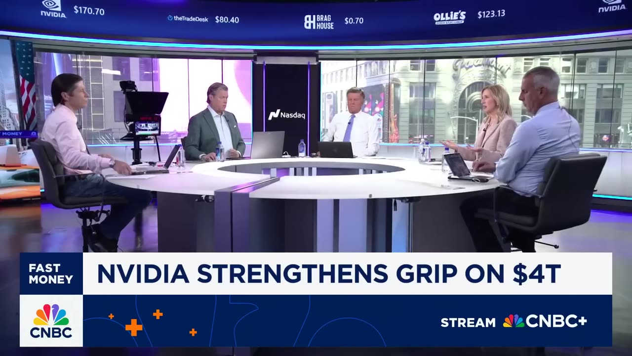 "Fast Money" traders discuss Nvidia reaching a new high.
