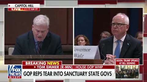 Tim Walz gets DRESSED DOWN by Republican for his massive failures in absolute masterclass