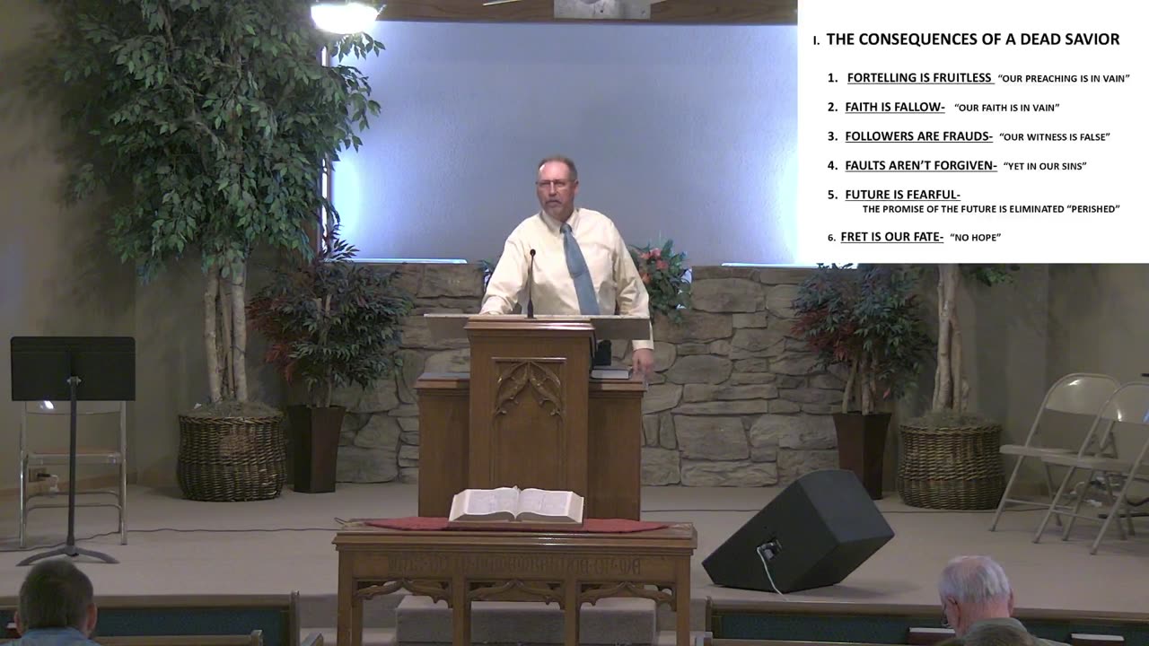 "If Christ Be Not Raised" 1 Corinthians 15:12-20; FBC Fowler CO 4/20/25