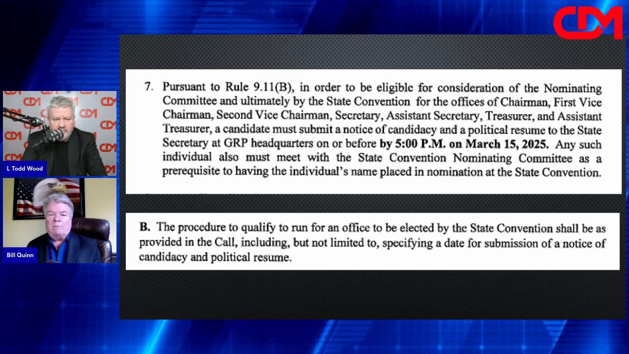 CDM CLIPS: John McKoon's GAGOP Doesn't Want Lisa Pierce Running