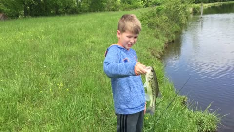 Father Son Fishing Trip to a Middle Tennessee Pond