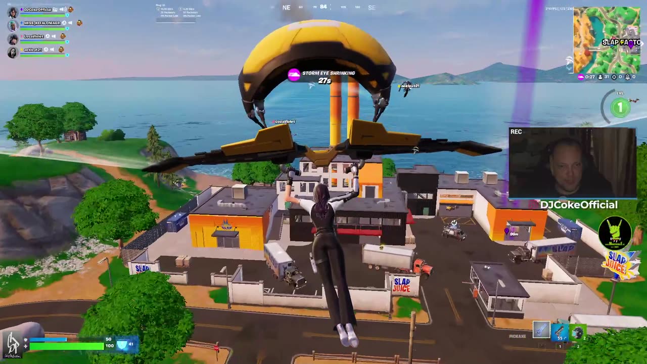 🔴 #Live [GR/CY/EN/BG] 🎮:Fortnite dike mu!! | Follow @ social: @DJCokeOfficial | !addme !social |