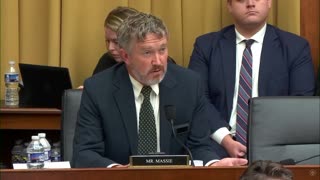Rep. Thomas Massie questions Kash Patel about others involved in Epstein sex trafficking