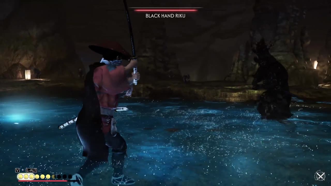 Dudes got some mad counter moves (Boss - Black Hand Riku).