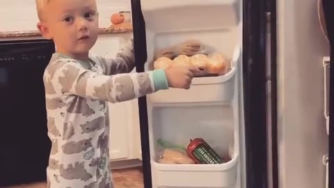 3 yrs old priceless response after his mom ate all his candy.