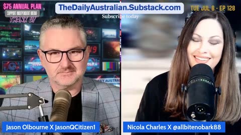 The Daily Australian 128 - Big Brother is watching TDA w/ Nicola Charles & Jason Olbourne