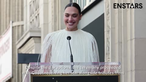 Gal Gadot’s Star Moment Amid Turbulent Protests