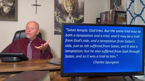 God tests us, Satan tempts us!
