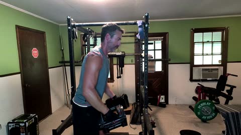 Part One of Delt and Arm Day