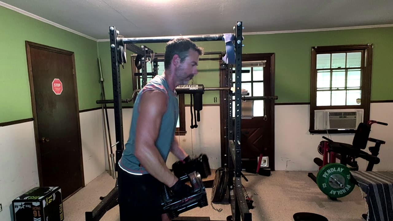 Part One of Delt and Arm Day